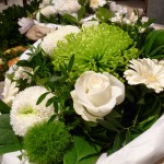 Bouquet rond blanc